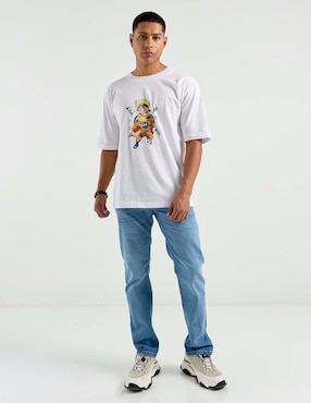 Playera Naruto cuello redondo para hombre