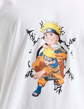 Playera Naruto cuello redondo para hombre