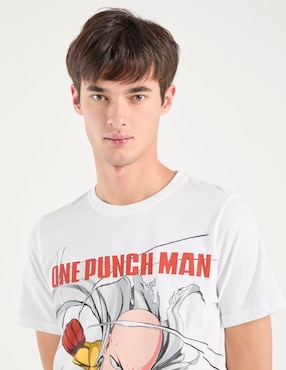 Playera Tycoon One Punch Man cuello redondo para hombre