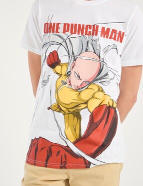 Playera Tycoon One Punch Man cuello redondo para hombre