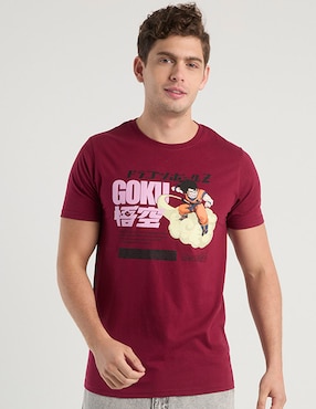 Playera Dragon Ball cuello redondo para hombre