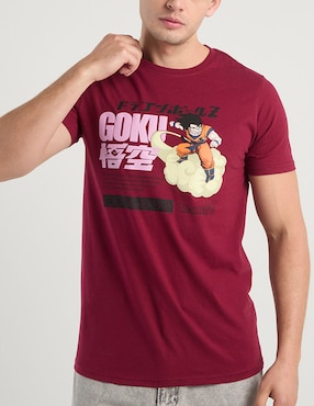 Playera Dragon Ball cuello redondo para hombre