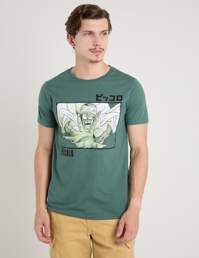 Playera Dragon Ball cuello redondo para hombre