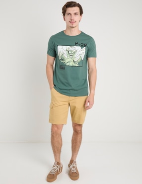 Playera Dragon Ball cuello redondo para hombre