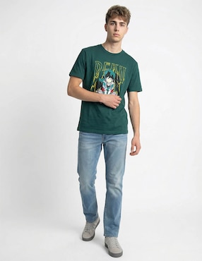 Playera Crunchyroll cuello redondo para hombre