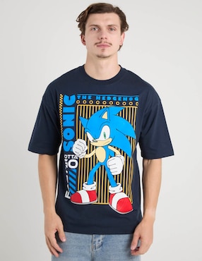 Playera Bleach Sonic The Hedgehog cuello redondo para hombre