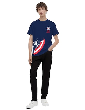 Playera América cuello redondo para hombre