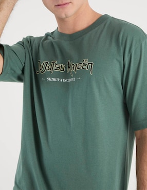 Playera Jujutsu Kaisen Jujutsu Kaisen cuello redondo para hombre