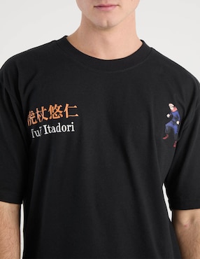 Playera Jujutsu Kaisen cuello redondo para hombre