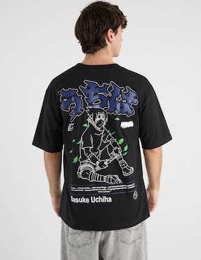 Playera Naruto cuello redondo para hombre