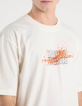 Playera Naruto cuello redondo para hombre