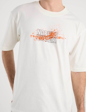 Playera Naruto cuello redondo para hombre