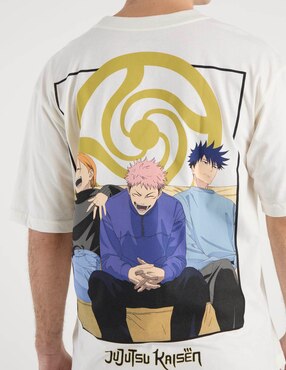 Playera Jujutsu Kaisen cuello redondo para hombre