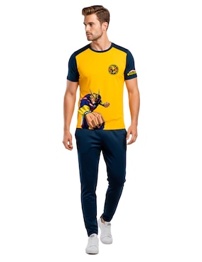 Playera América cuello redondo para hombre