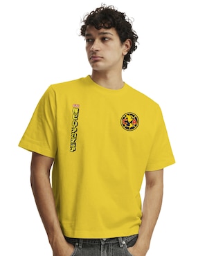 Playera América cuello redondo para hombre