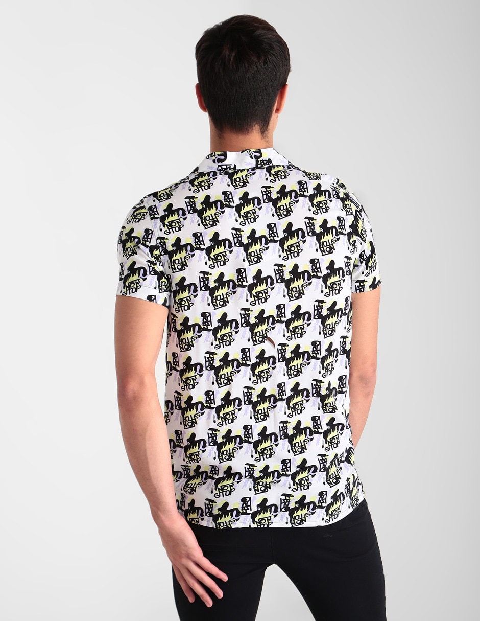Camisa manga corta para hombre