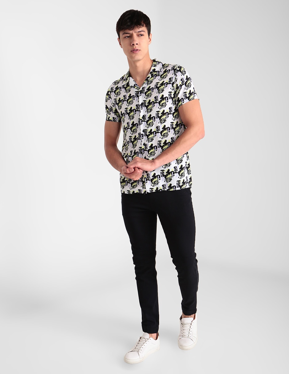 Camisa manga corta para hombre