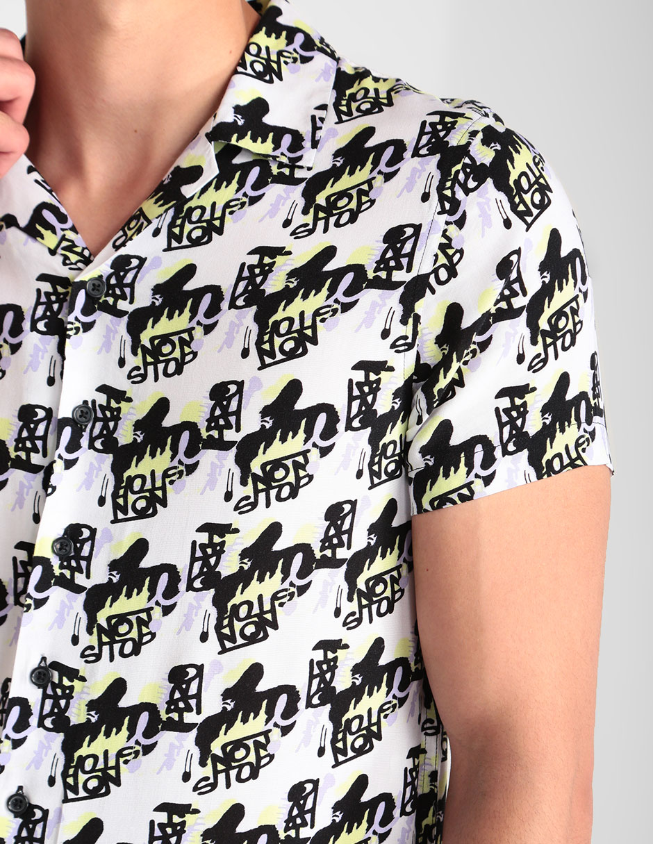 Camisa manga corta para hombre