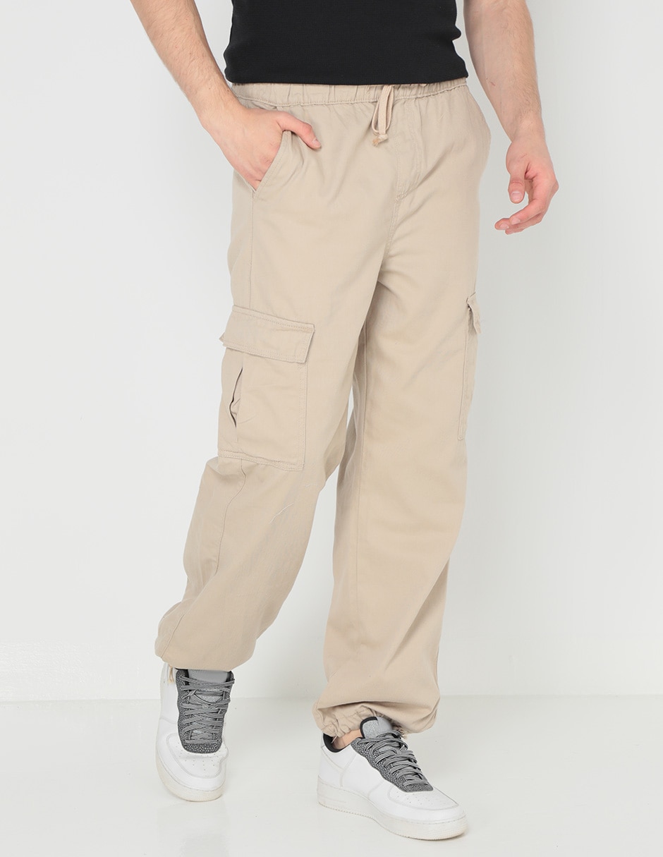 Pantalon amplio online hombre