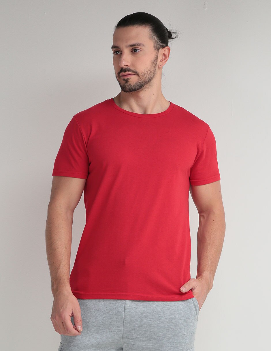 Playera cuello redondo para hombre 1