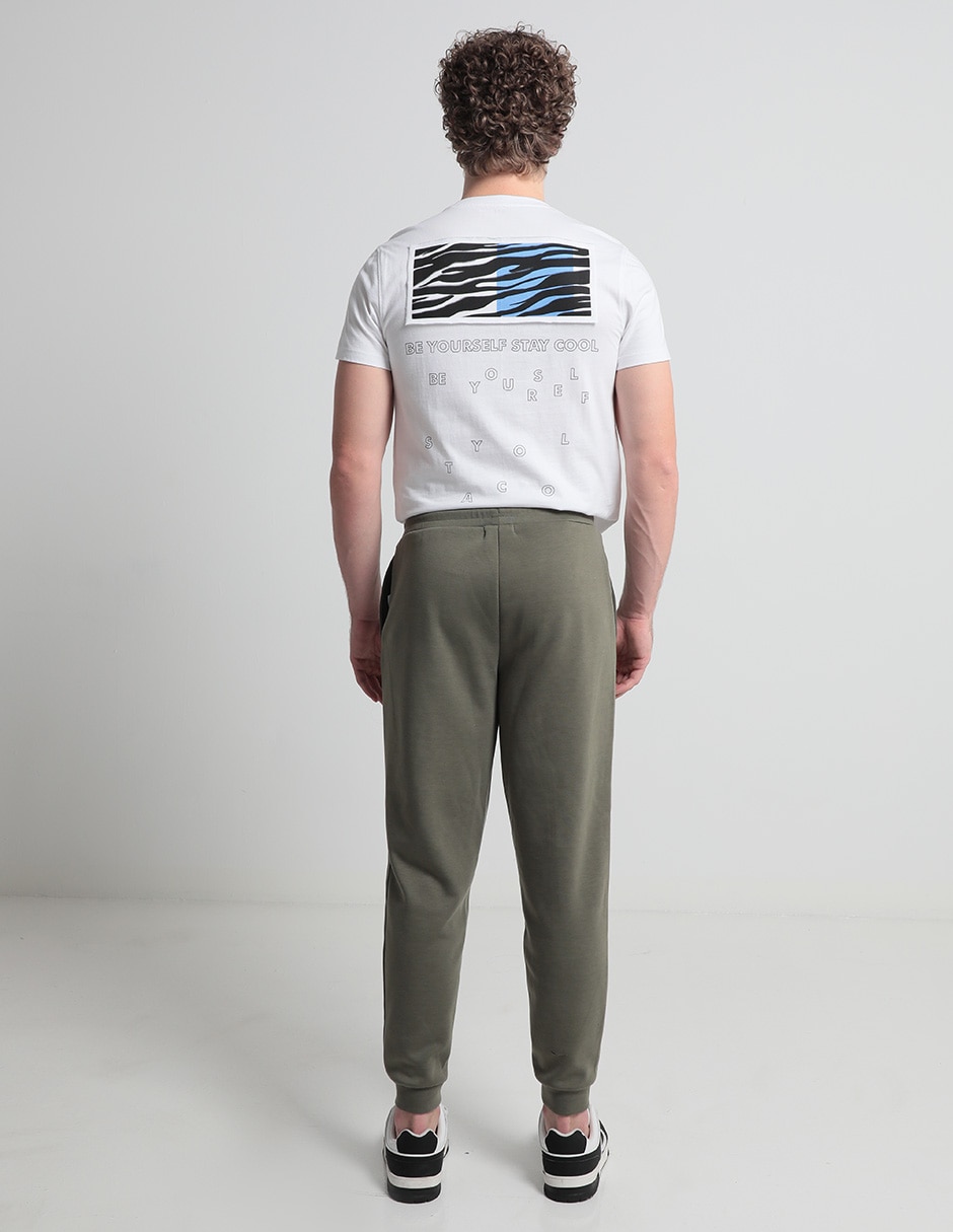 Pantalón jogger recto para hombre 2