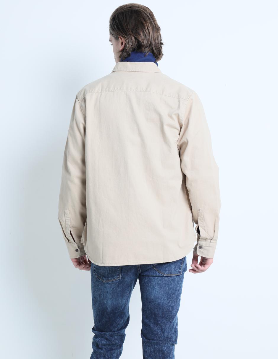 CAMISA NON STOP, G, KHAKI CLARO M LARGA