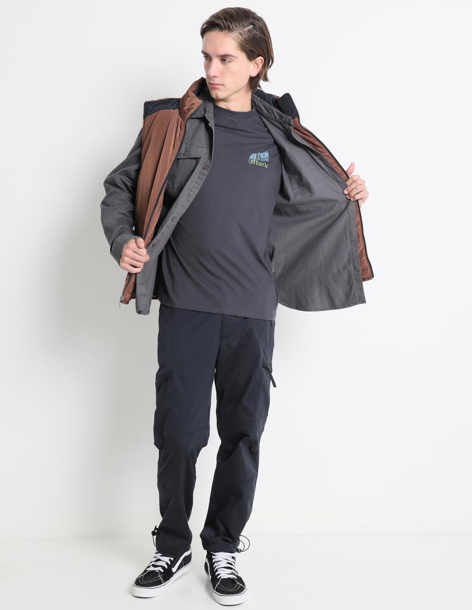 CAMISA NON STOP, EG, GRIS OBSCURO M LAR