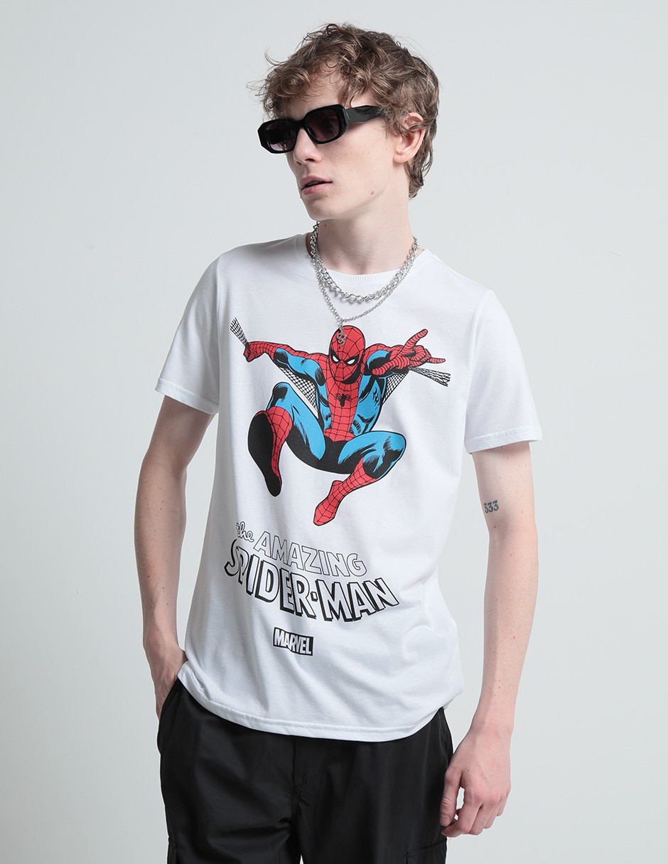 Playeras de spiderman para hombre online