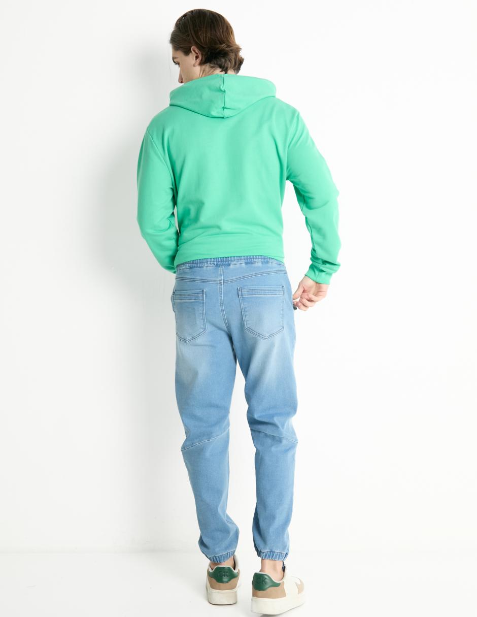 Jeans baggy lavado claro para hombre