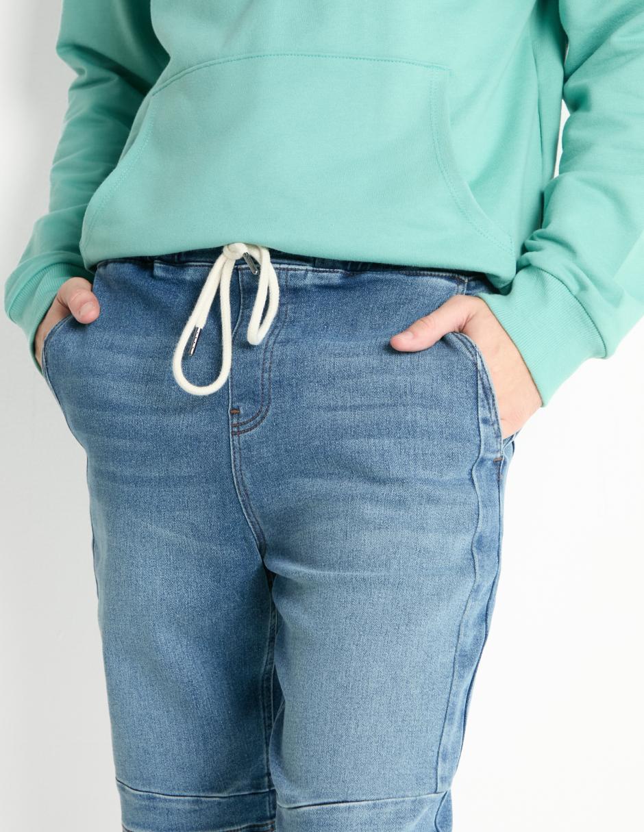 Jeans baggy lavado claro para hombre 4