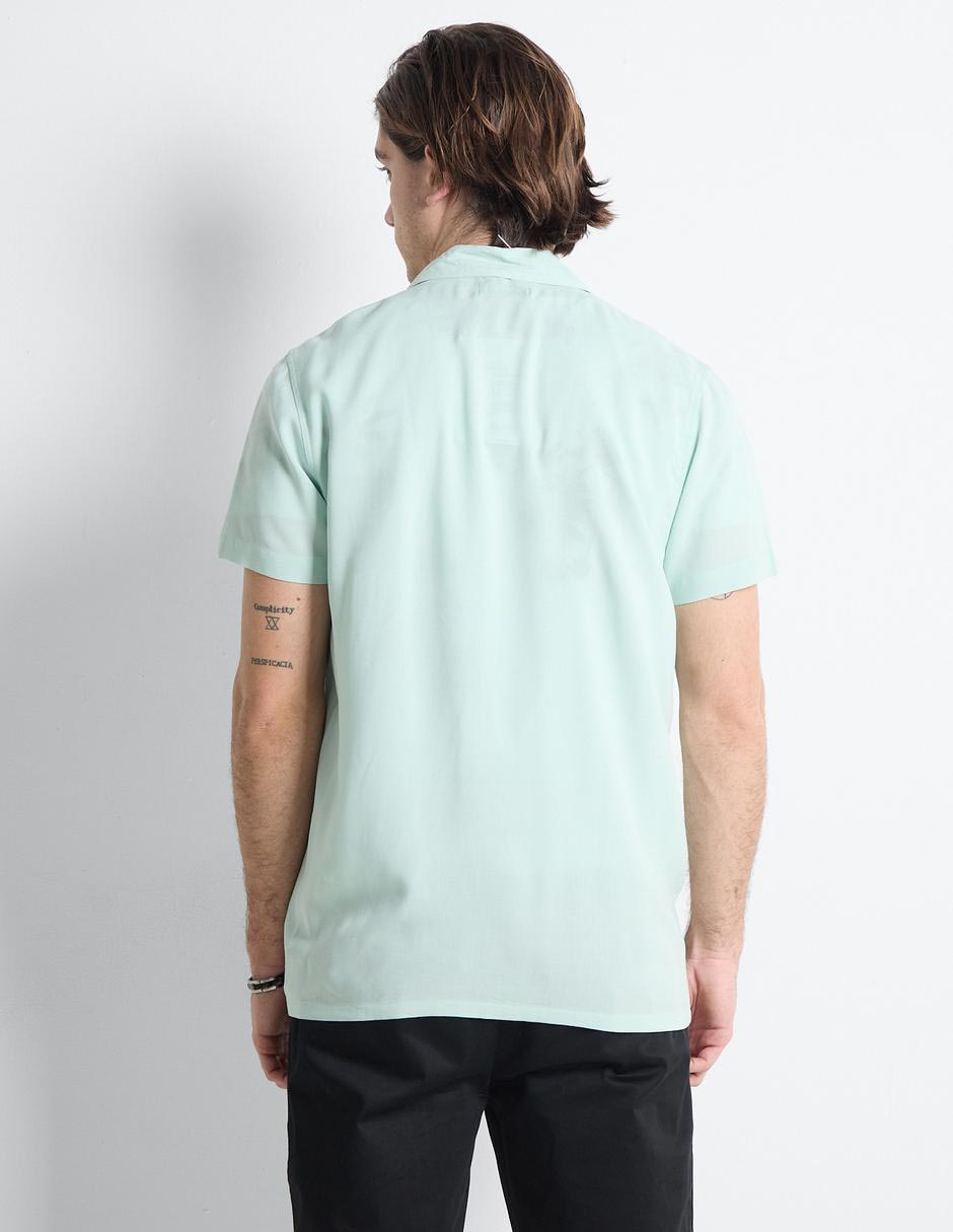 Camisa casual manga corta para hombre 2