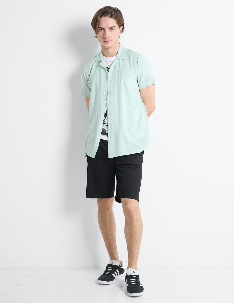 Camisa casual manga corta para hombre 3