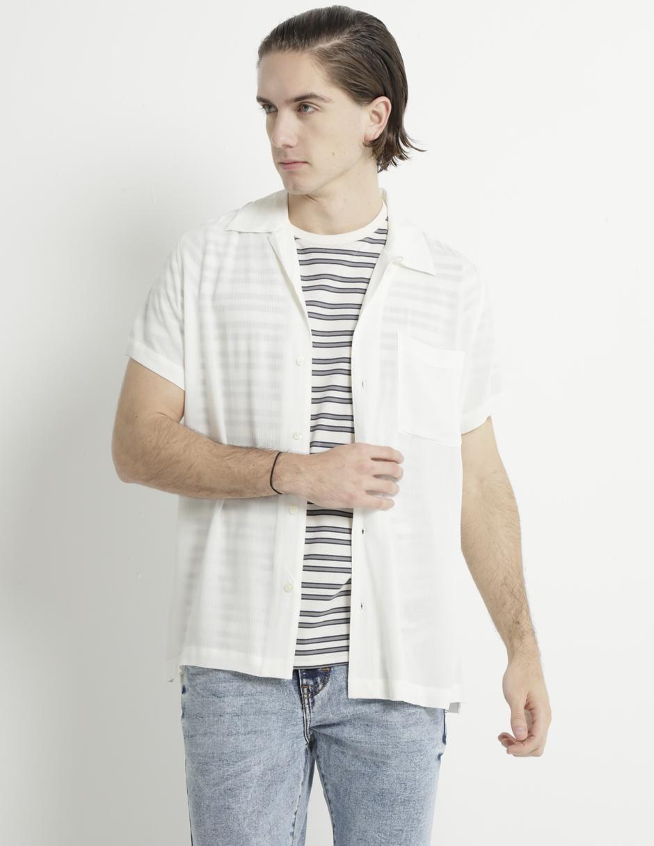 Camisa casual manga corta para hombre Camisa casual manga corta para hombre