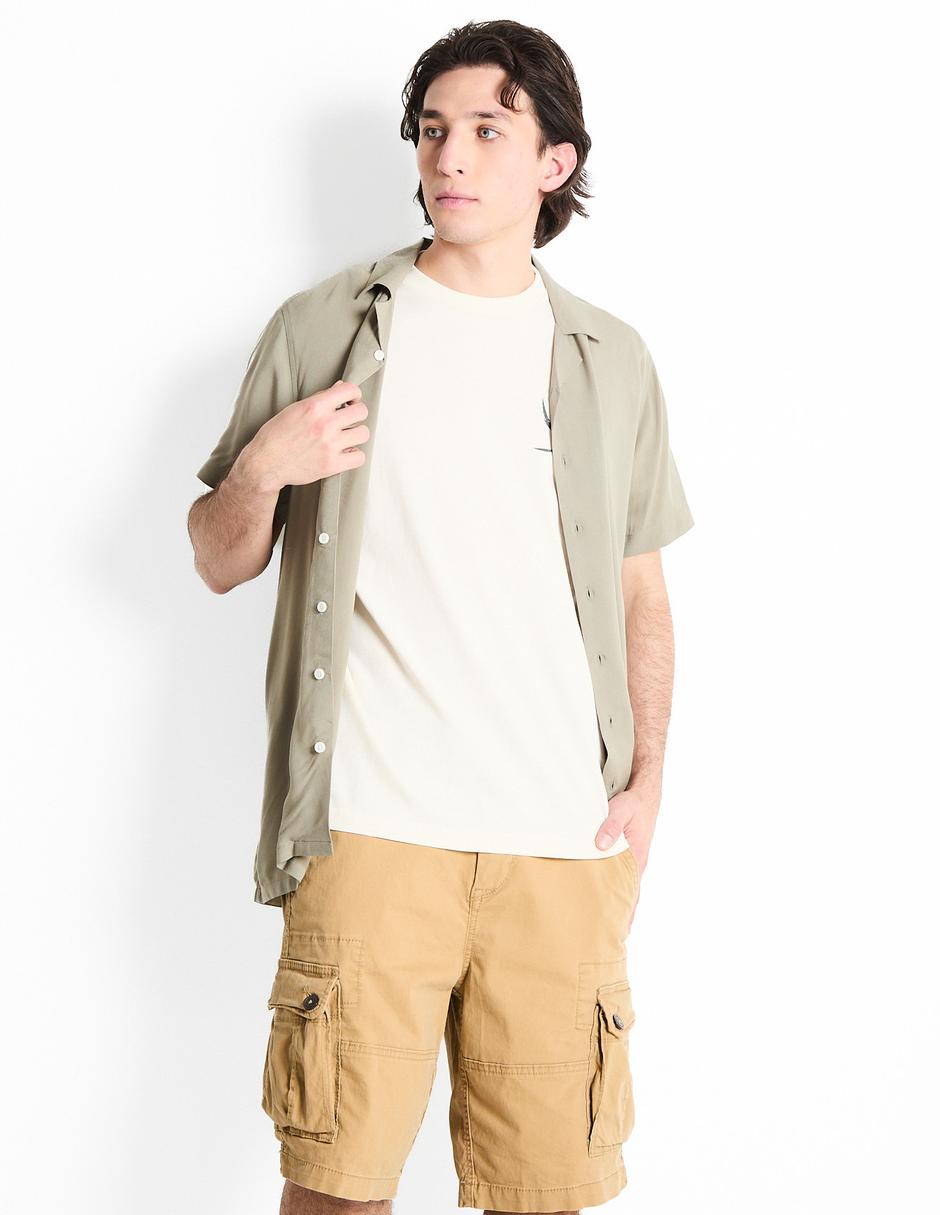 Camisa casual manga corta para hombre Camisa casual manga corta para hombre