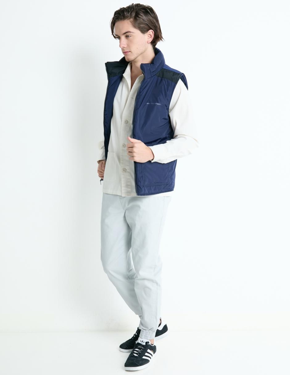 Pantalón jogger regular de gabardina para hombre 3