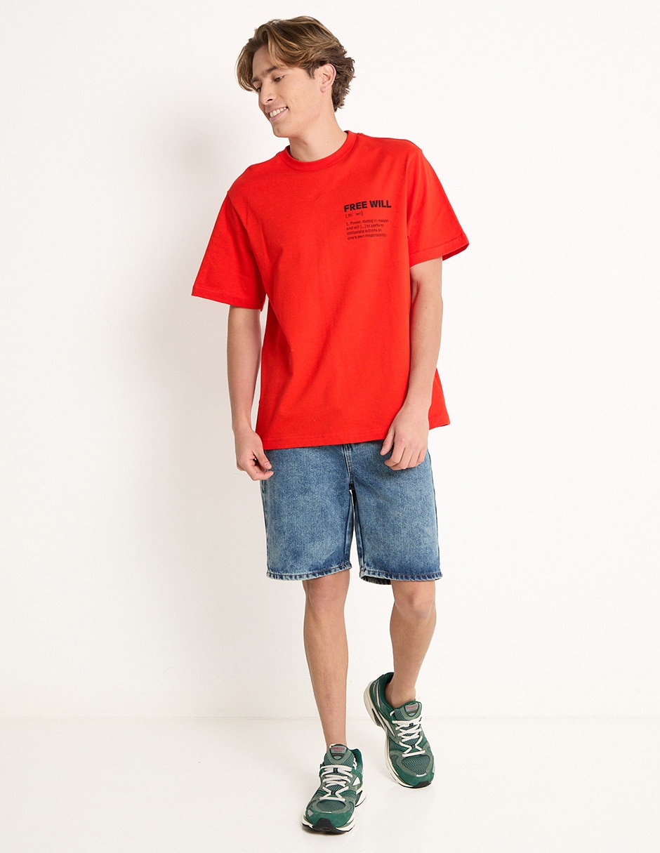 Playera cuello redondo para hombre 3