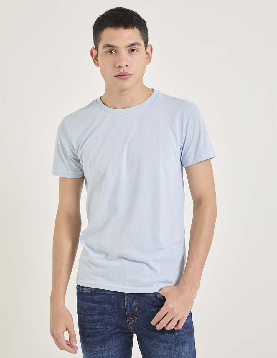 Playera cuello redondo para hombre