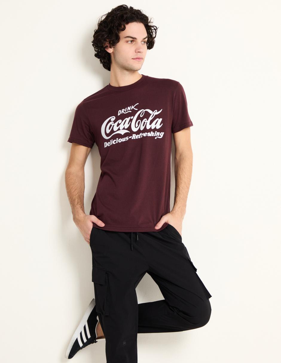 Playera Coca-Cola cuello redondo para hombre Suburbia