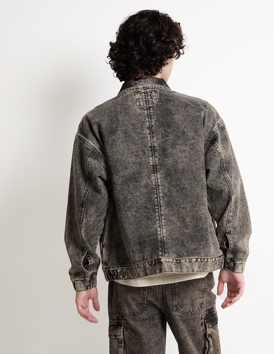 Chamarra Denim de mezclilla para hombre 2