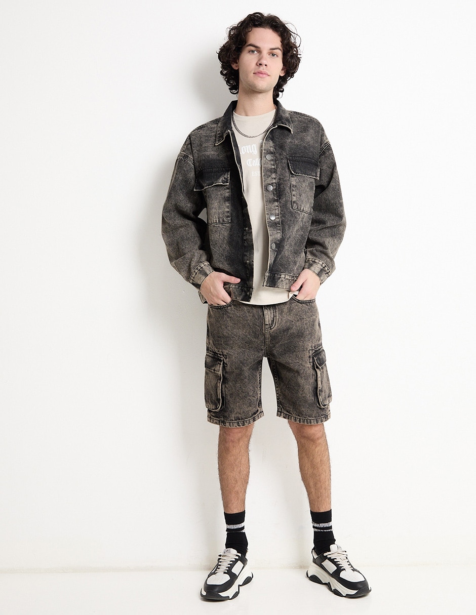 Chamarra Denim de mezclilla para hombre 3
