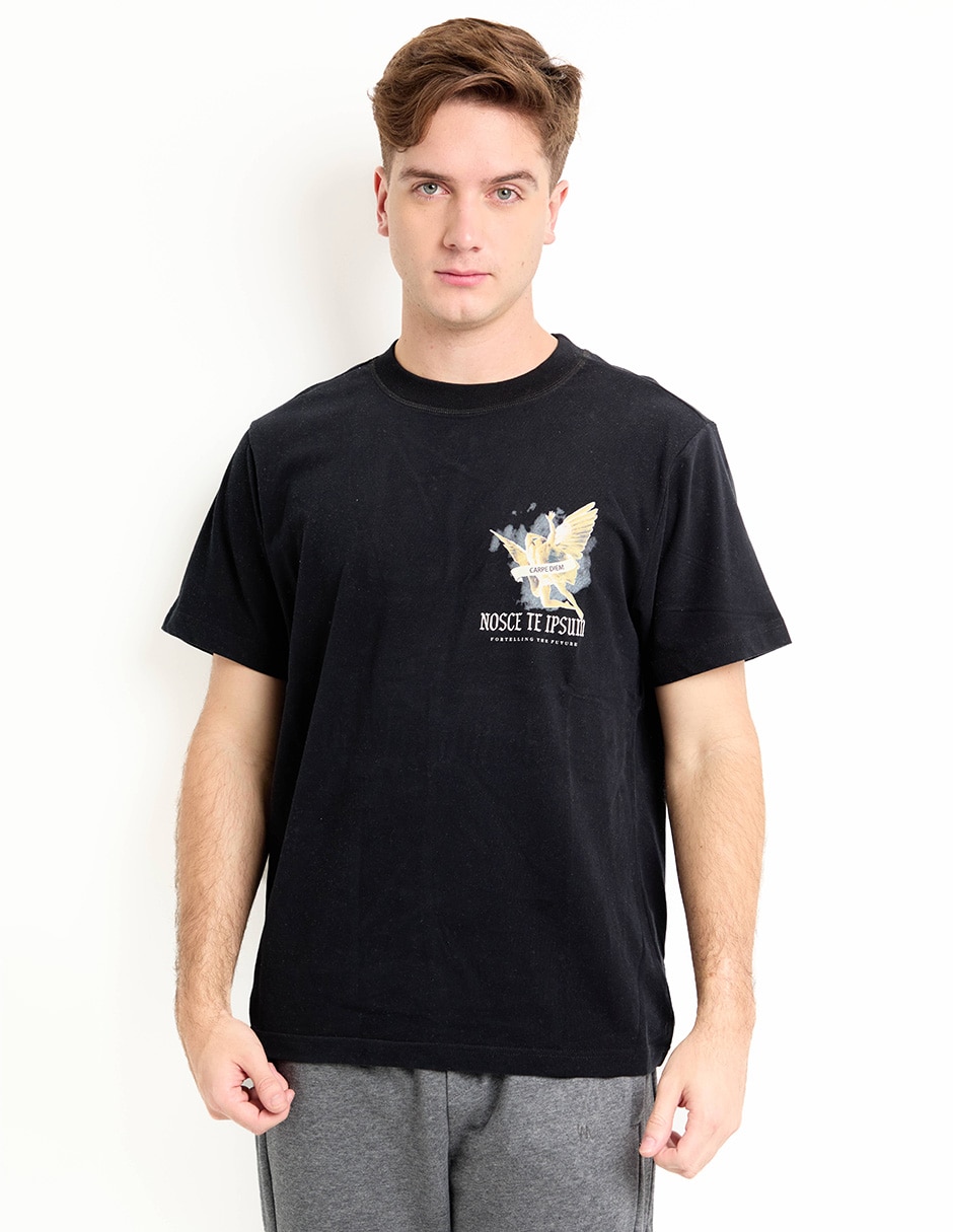 Playera cuello redondo para hombre