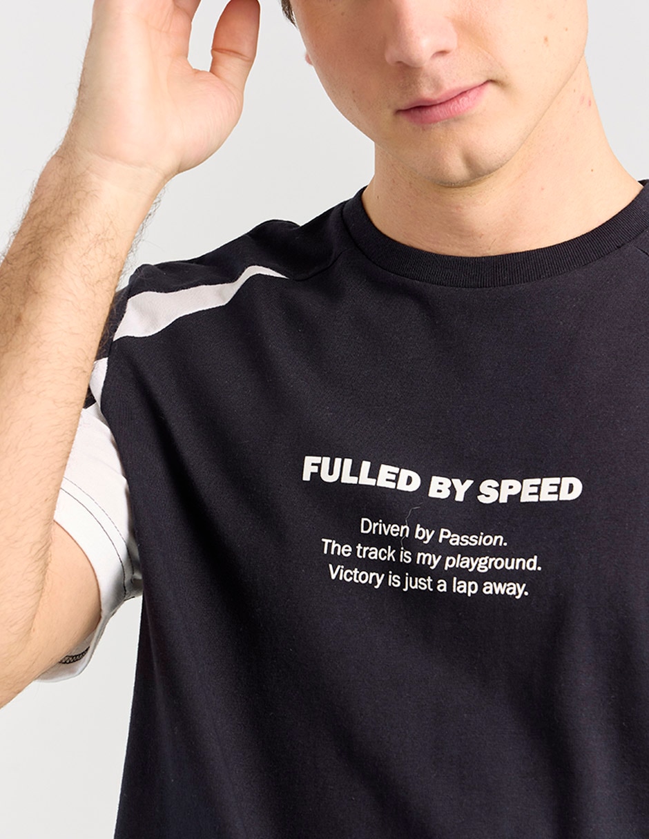 Playera Non Stop cuello redondo para hombre