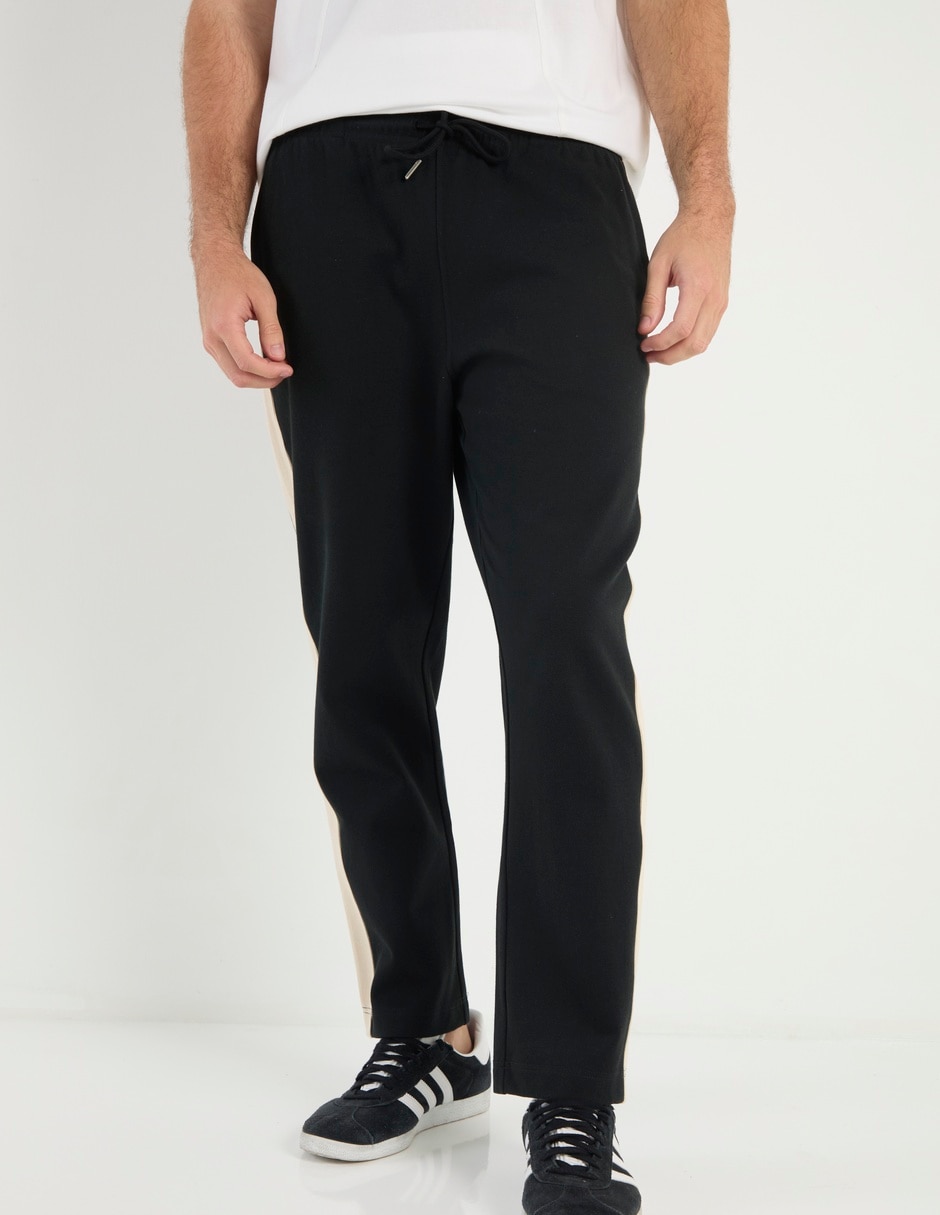 Pantalón recto de algodón para hombre