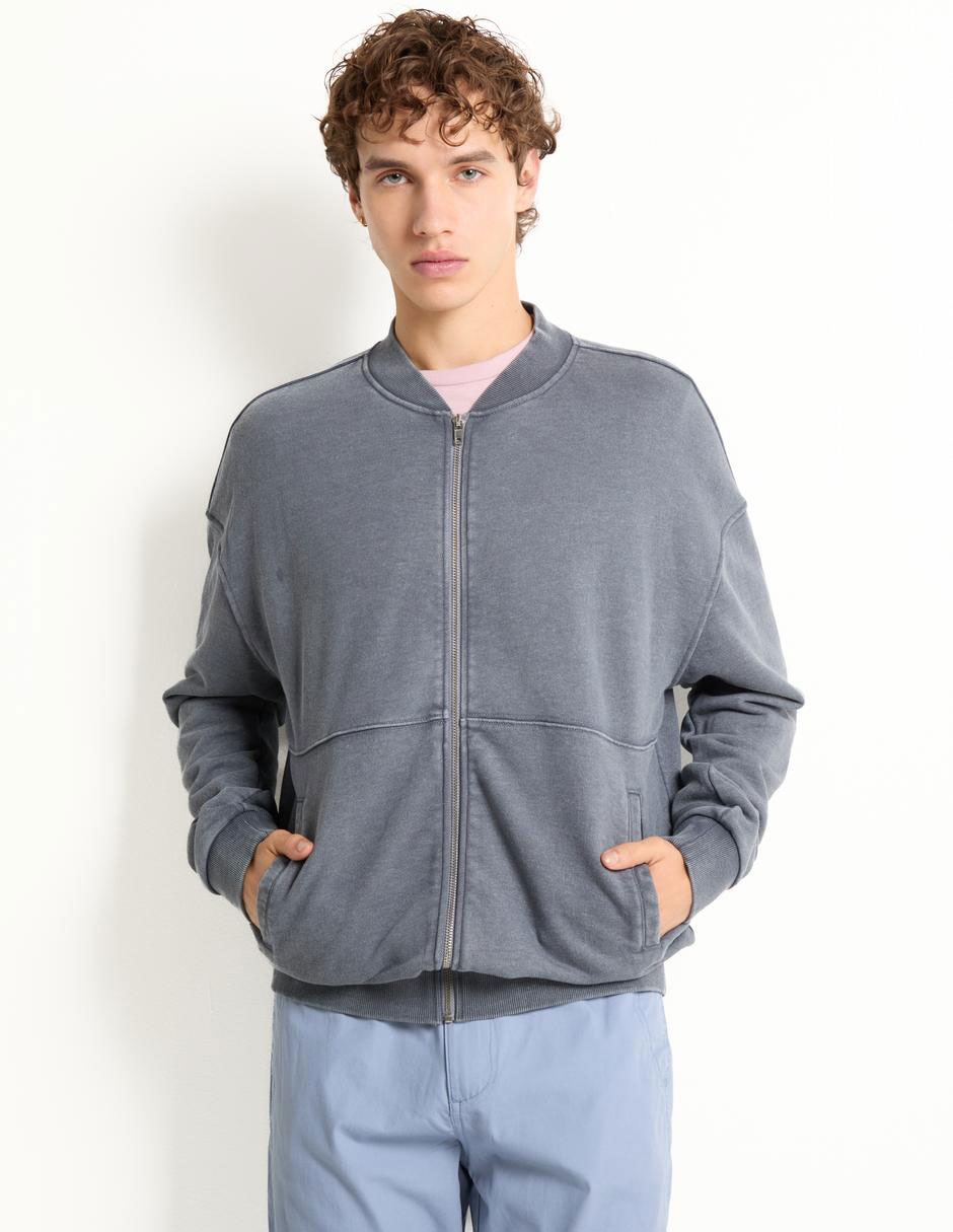 Chamarra casual con bolsillos para hombre Chamarra casual con bolsillos para hombre