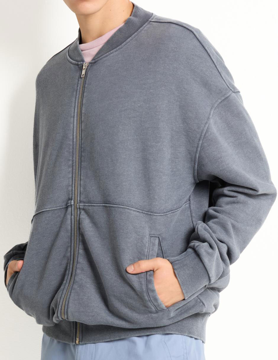 Chamarra casual con bolsillos para hombre 4