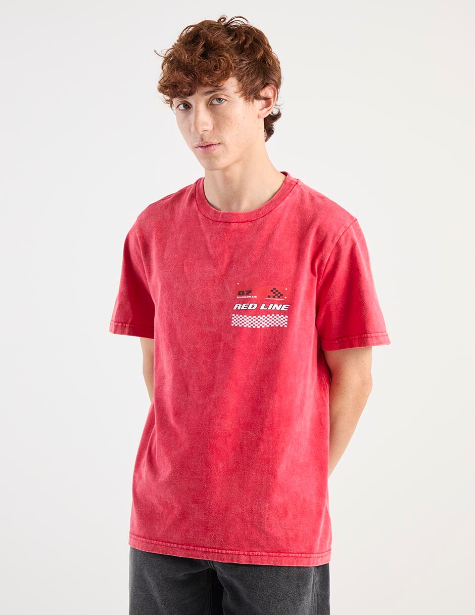 Playera Red Line cuello redondo para hombre