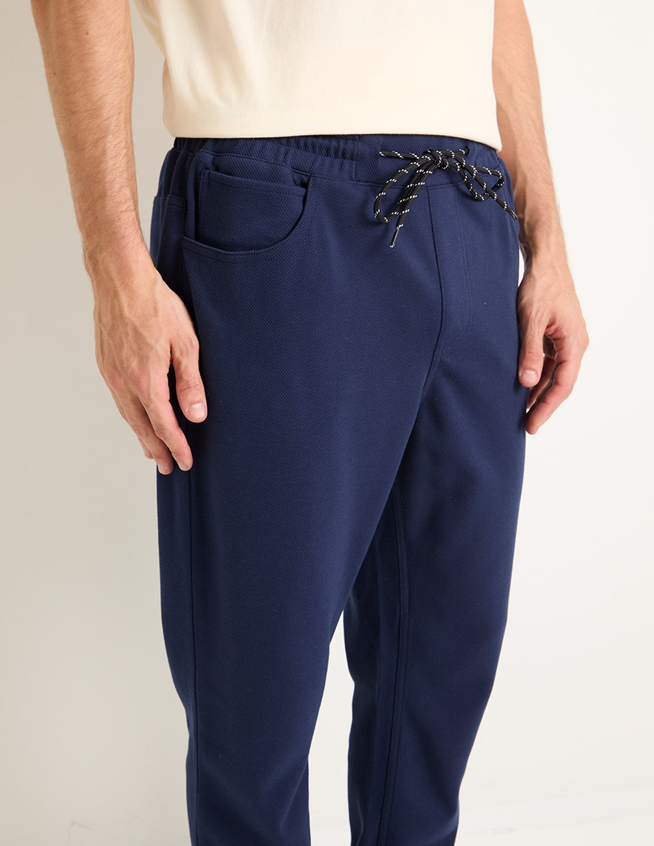 Pantalón skinny de gabardina para hombre 4