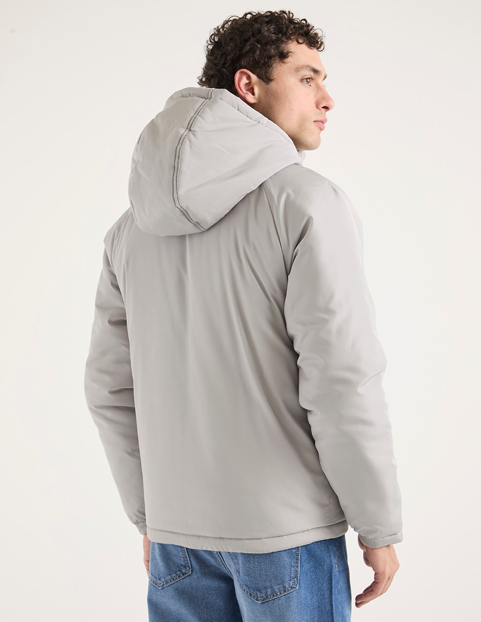 Chamarra casual con bolsillos para hombre