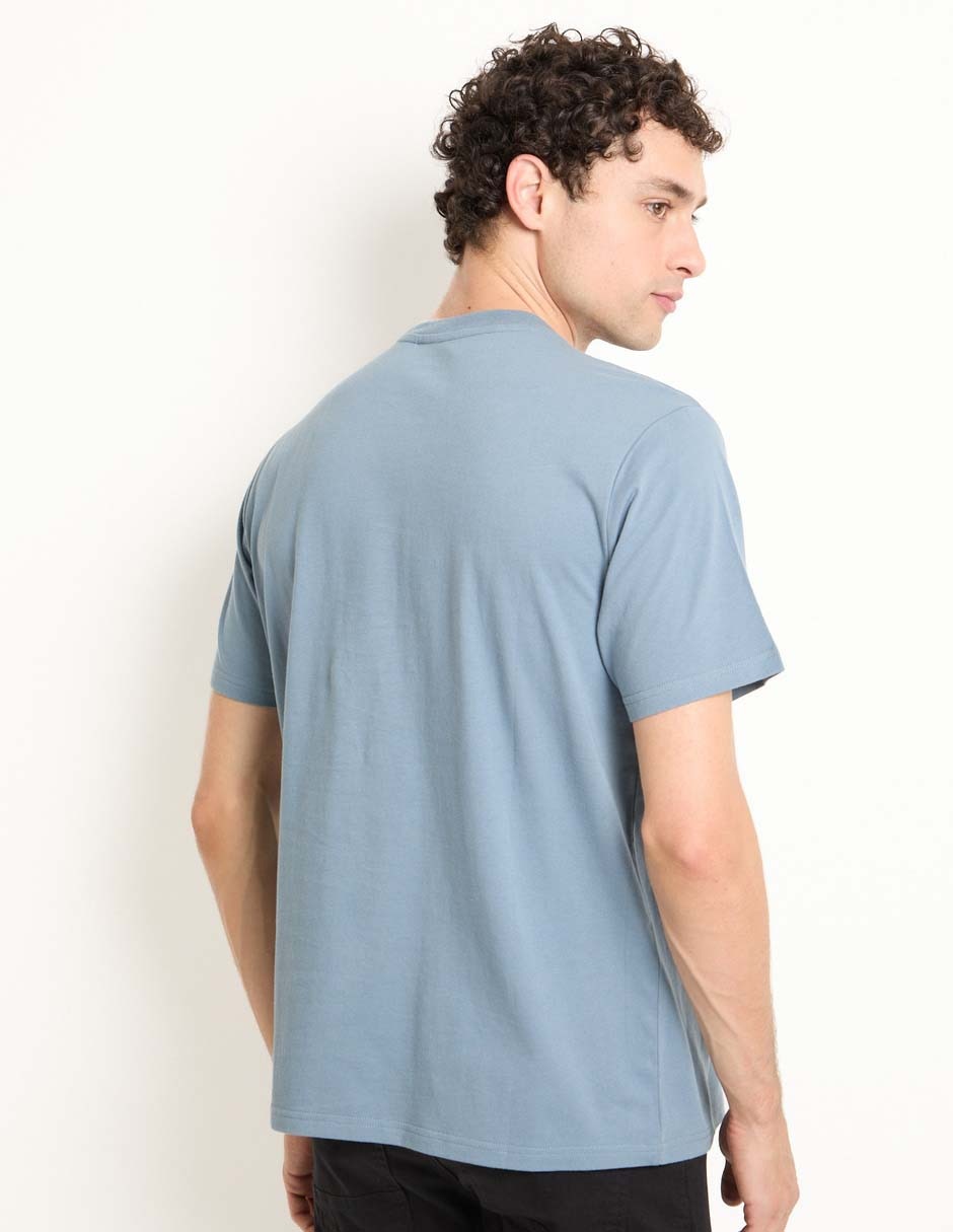 PLAYERA NSH25014-09, CH, AZUL PETRÓLEO