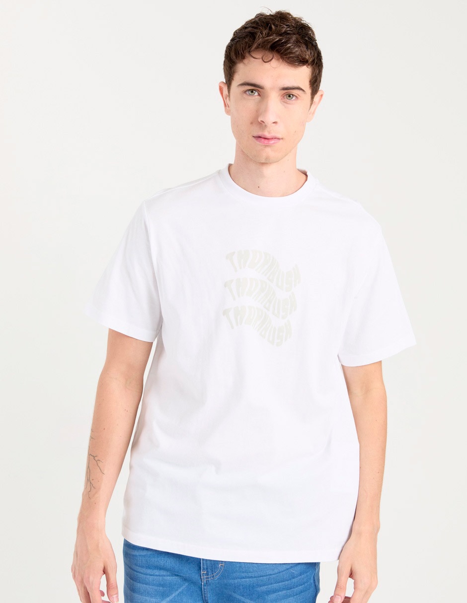 Playera cuello redondo para hombre